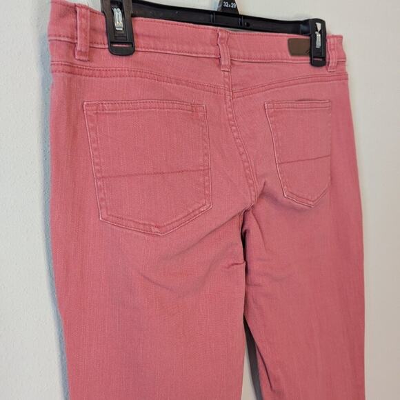 Dockers Salmon Pink Skinny Fit Denim Classic Preppy Jeans Size 8 - Picture 6 of 7
